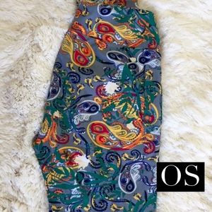 Lularoe Paisley One Size Leggings